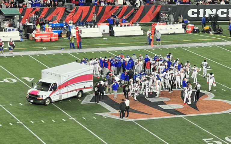 Bills Safety Damar Hamlin Suffers Scary Injury During Monday Night Football