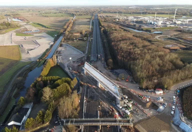 World’s longest box bridge slide on HS2