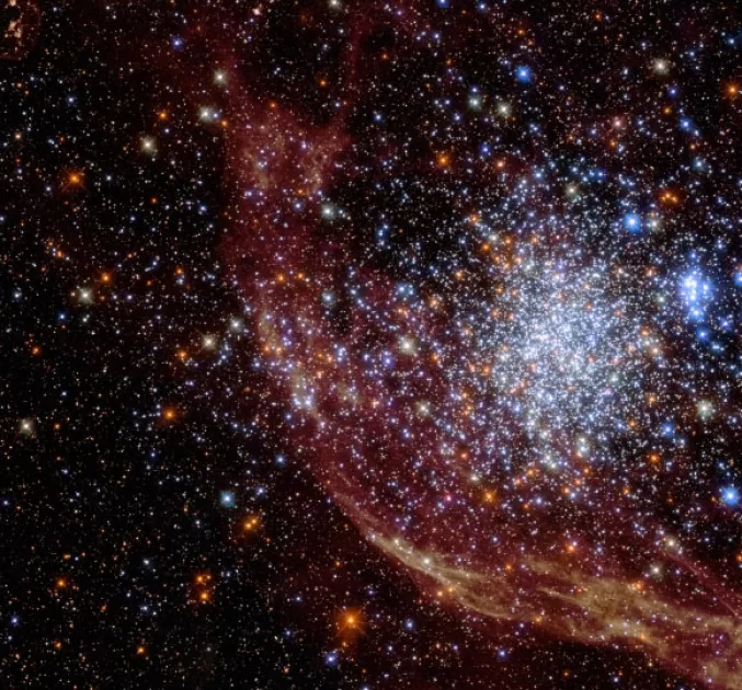 Hubble Space Telescope Captures Dual Views of NGC 1850