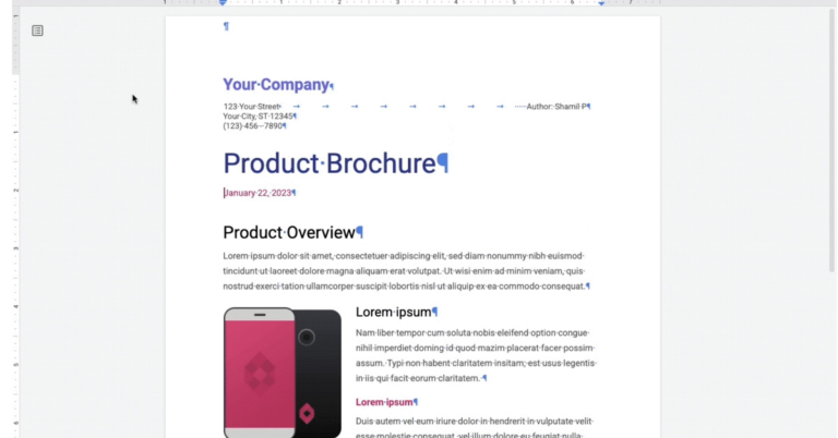 Google Docs adds a feature we thought it already had: non-printing characters