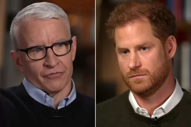 Anderson Cooper Asks Prince Harry Why He and Meghan Markle Haven’t Renounced Their Royal Titles