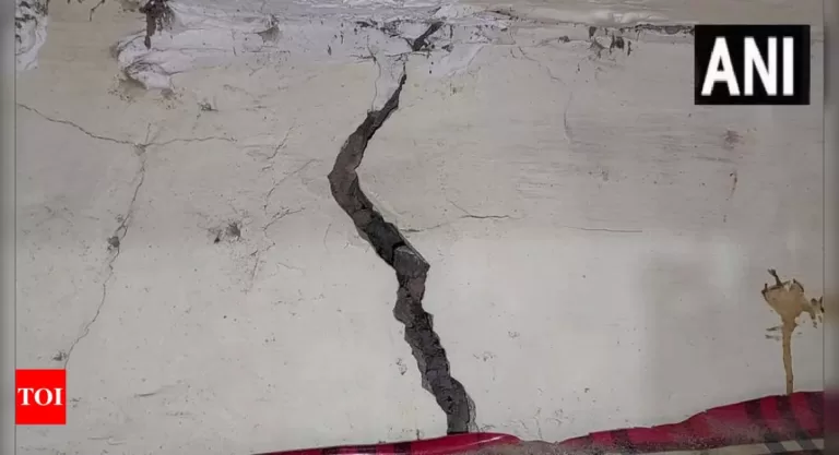 Locals in fear as houses develop cracks in Aligarh