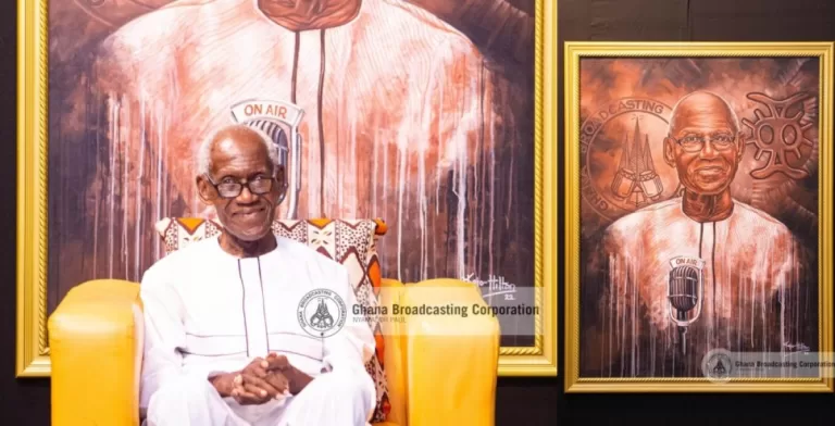 GBC honours 95-year-old Joe Lartey with new portrait painting
