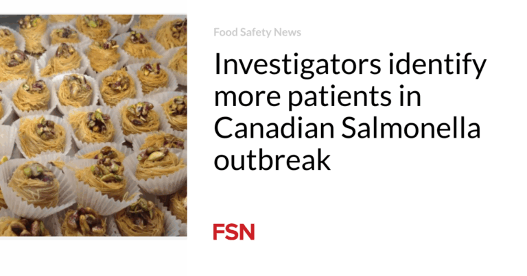 Investigators identify more patients in Canadian Salmonella outbreak