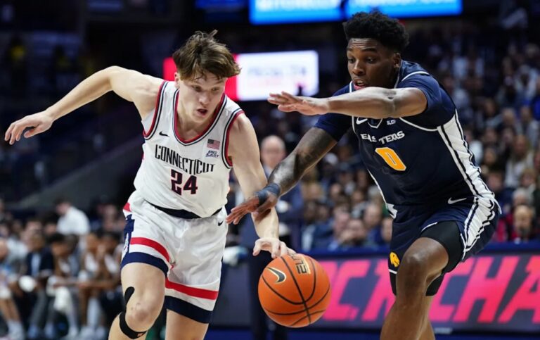No. 5 UConn men’s basketball takes down East Texas A&M, 83-59